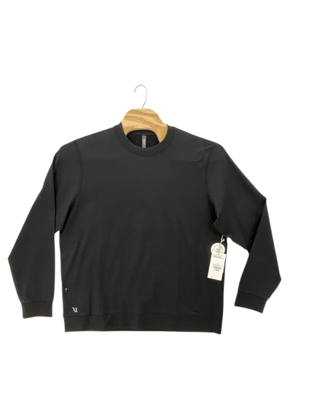 NWT Vuori Ponto Performance Crew XXL Black Heather
